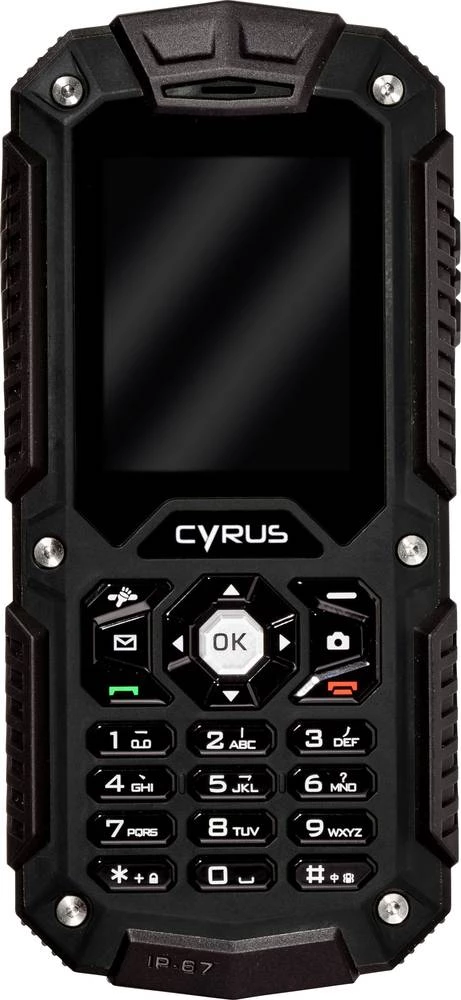 Cyrus CM6 Dual-SIM mobilni telefon, crne boje slika