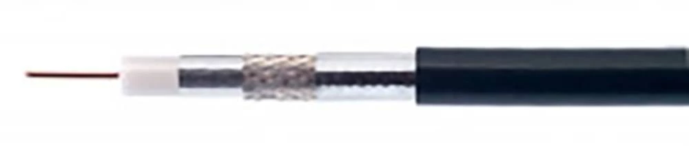 Koaksjialni kabel vanjski promjer: 6.9 mm 75 105 dB crne boje Kathrein 21510029 500 m slika