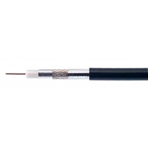 Koaksjialni kabel vanjski promjer: 6.9 mm 75 105 dB crne boje Kathrein 21510028 100 m slika