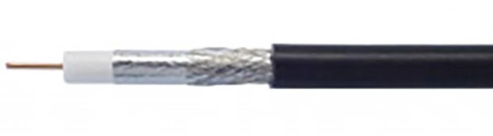 Koaksjialni kabel vanjski promjer: 10.4 mm 75 90 dB crne boje Kathrein 21510009 500 m slika