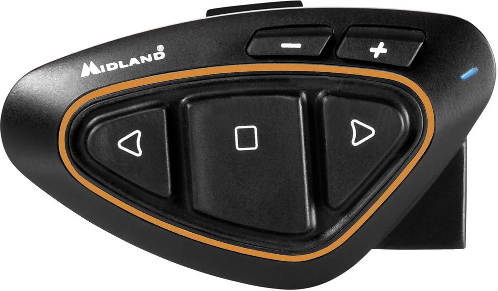 Interfon za motocikle C1230 BTX1 Pro Single Midland za sve tipove kaciga slika