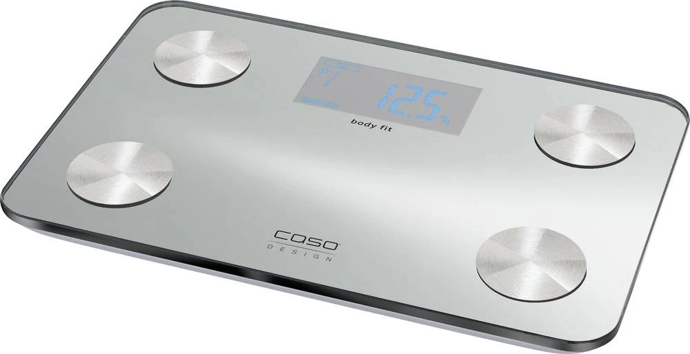 Vaga za tjelesnu analizu body fit CASO zrcalno staklo područje vaganja (maks.)=150 kg plemeniti čelik slika