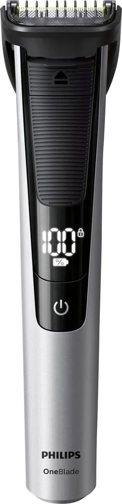 Šišač brade OneBlade Pro Philips, periv srebrna, crna slika