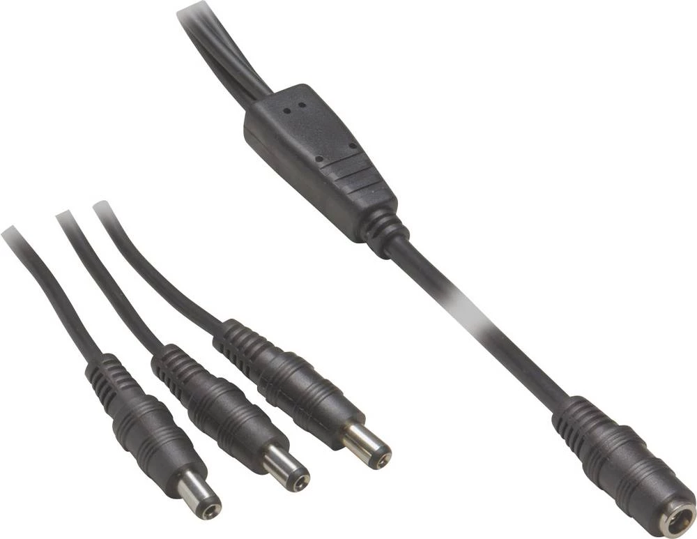 Niskonaponski priključni kabel, niskonaponski utikač - niskonaponska utičnica 5.5 mm 2.1 mm VOLTCRAFT 1.10 m 1 komad slika