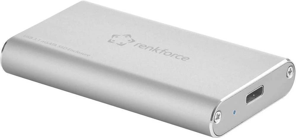 Kućište za mSATA tvrdi disk Renkforce SE-USB31-EH-329-mSATA-C USB-C™ USB 3.1 slika