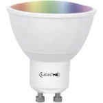LightMe LED GU10 5 W = 38 W RGBW ATT.CALC.EEK: A Reflektor Mijenjanje boja, Prigušivanje osvjetljenja, Uklj. daljinski upravljač