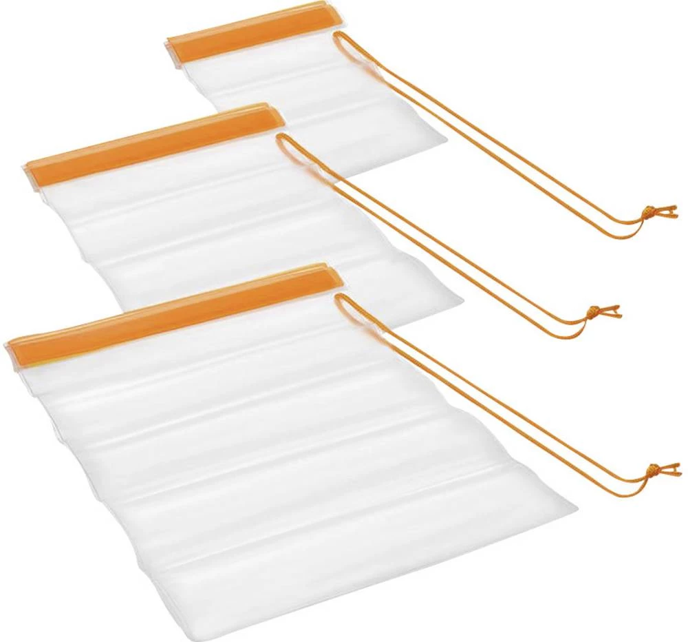 Zaštitna vreća 770419 ProPlus prozirna, žuta, komplet od 3 komada slika