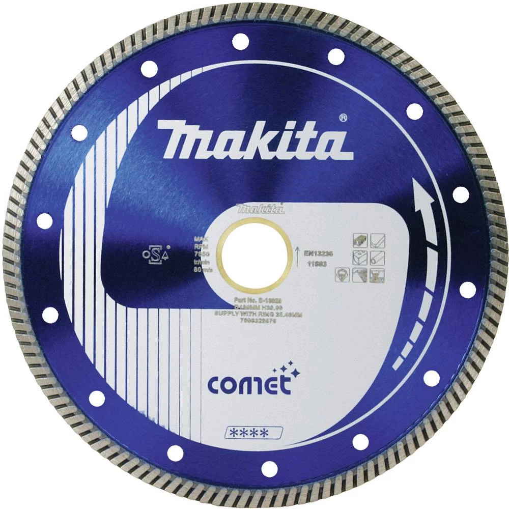 Dijamantna rezna ploča 230x22,23 COMET Makita B-13035 promjer 230 mm unutarnji promjer 22.23 mm 1 kom. slika