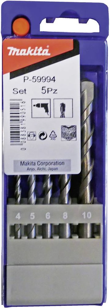 Spiralno svrdlo za kamen 5-delni set Makita P-59994 1 set slika