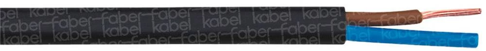 Gumeni vodič H05VV-F 2 x 1 mm bijele boje Faber Kabel 030012 metarski slika