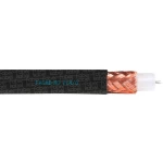 Koaksjialni kabel vanjski promjer: 10.20 mm RG11 A/U 75 crne boje Faber Kabel 100258 metarski