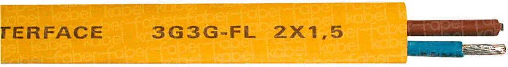 Bus vodič 2 x 1.5 mm žute boje Faber Kabel 1005680400500 metarski slika