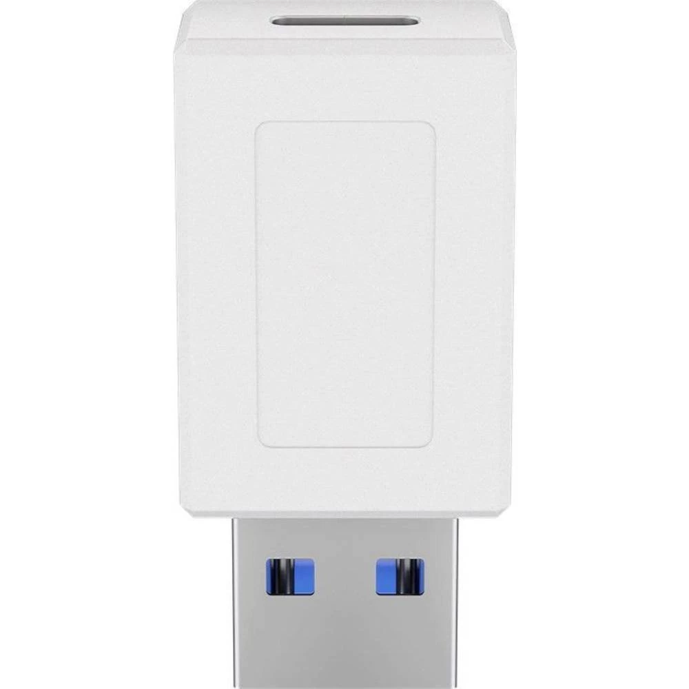 USB 3.0 Adapter [1x Muški konektor USB 3.0 tipa A - 1x Ženski konektor USB-C™] Bijela Goobay slika