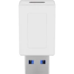 USB 3.0 Adapter [1x Muški konektor USB 3.0 tipa A - 1x Ženski konektor USB-C™] Bijela Goobay