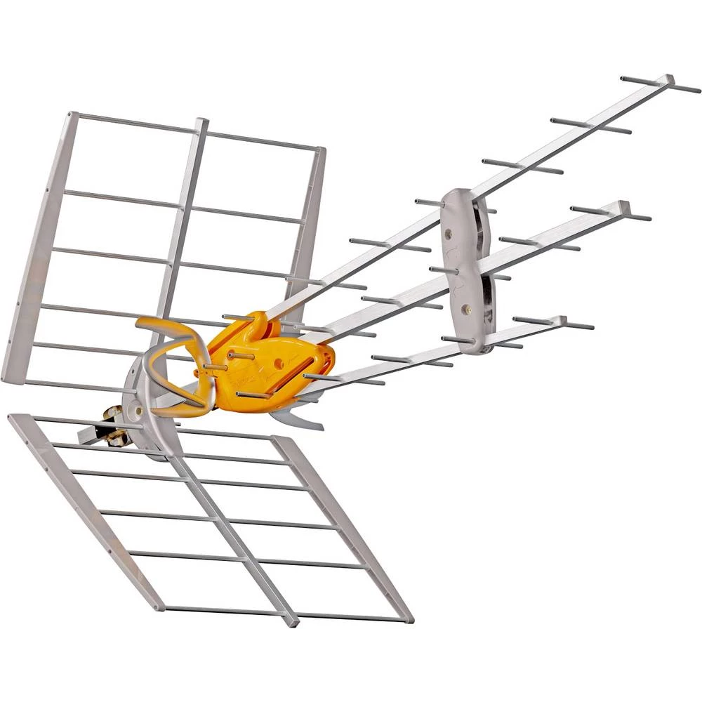 Aktivna DVB-T/T2 krovna antena Televes DATTFORCE2 Amplifikacija=42 dB Srebrna slika