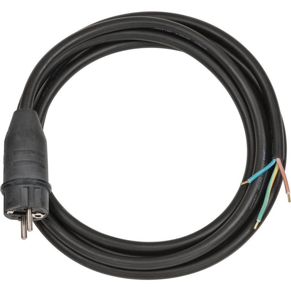 Brennenstuhl 1160480 Struja Priključni kabel Crna 3 m slika
