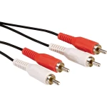Value Cinch video priključni kabel [2x muški cinch konektor - 2x muški cinch konektor] 2.50 m crna