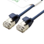 Roline green 21443346 RJ45 mrežni kabel, Patch kabel CAT 6a U/FTP 3.00 m plava boja 1 St.