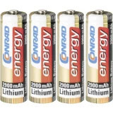 Mignon (AA) baterija Litijev Conrad energy Extreme Power FR6 2900 mAh 1.5 V 4 ST