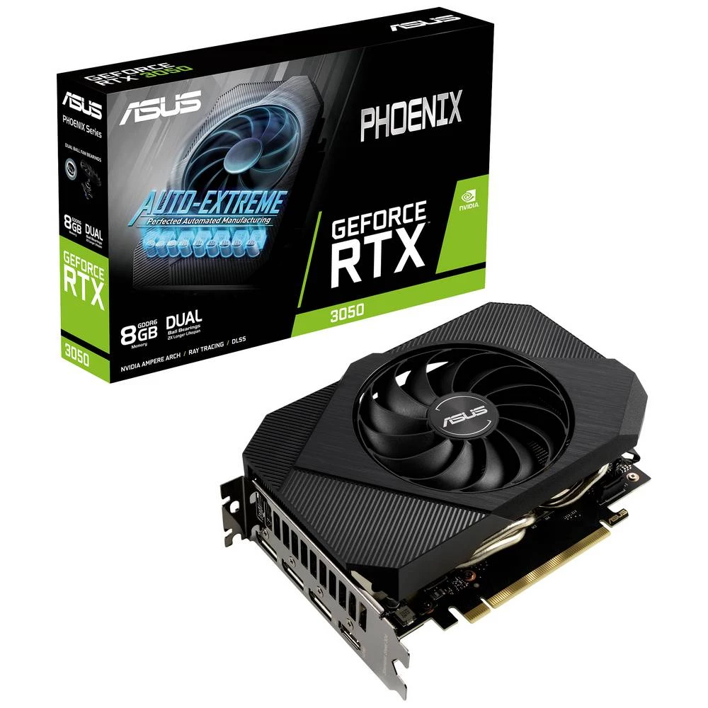 Asus grafička kartica Nvidia GeForce RTX 3050 Phoenix 8 GB GDDR6-RAM PCIe  HDMI™, DisplayPort slika