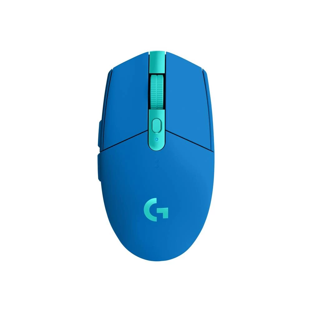 Logitech G305 Lightspeed  igraći miš Bluetooth®   optički plava boja 6 Tipke 12000 dpi osvjetljen, ergonomski slika