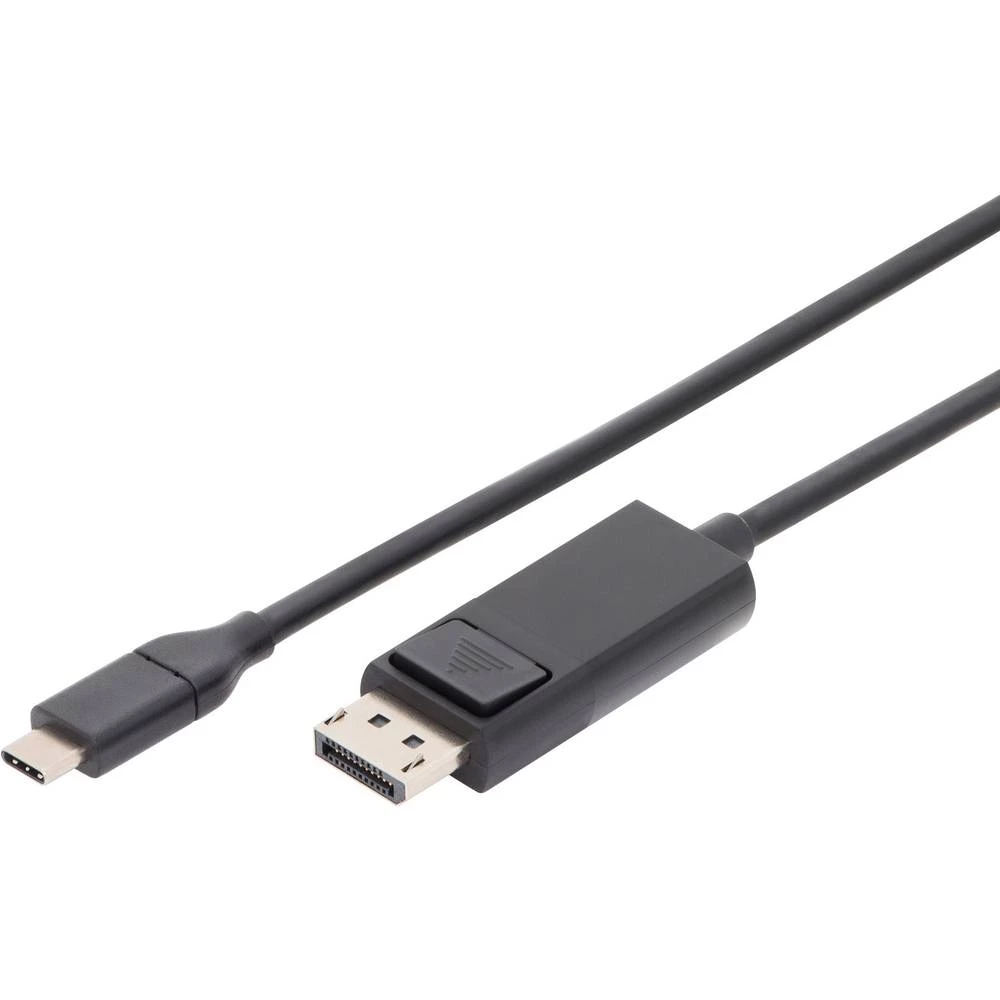 AV Priključni kabel [1x Muški konektor USB-C&trade; - 1x Muški konektor DisplayPort] Crna Ultra HD (4k) HDMI, trostruko zaštićen slika