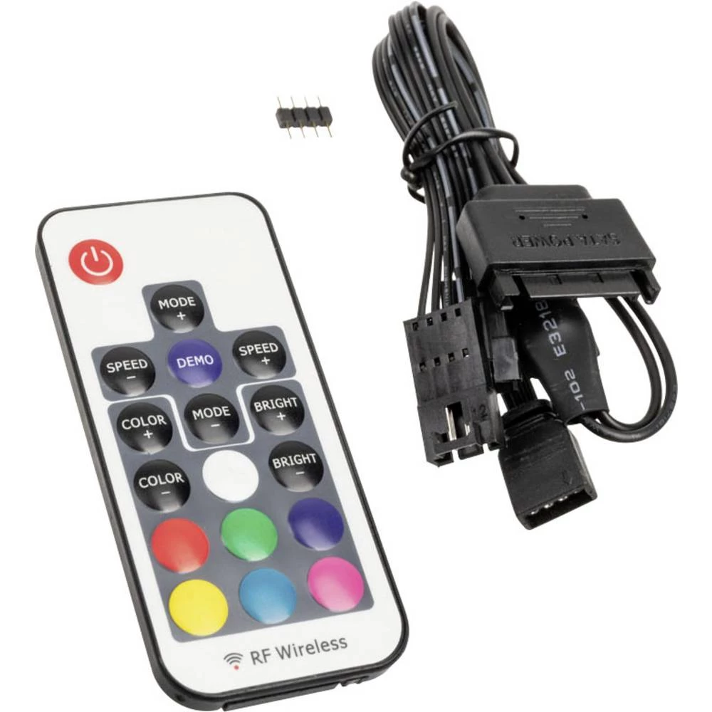 NoiseBlocker L2-RCTRL-S pc upravljač ventilatora crna (Š x V x D) 10.5 x 2 x 17.5 mm slika