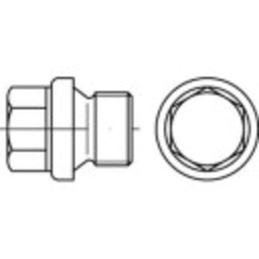 TOOLCRAFT  1061769 čep vijci M14   DIN 910   nehrđajući čelik A4 10 St. slika