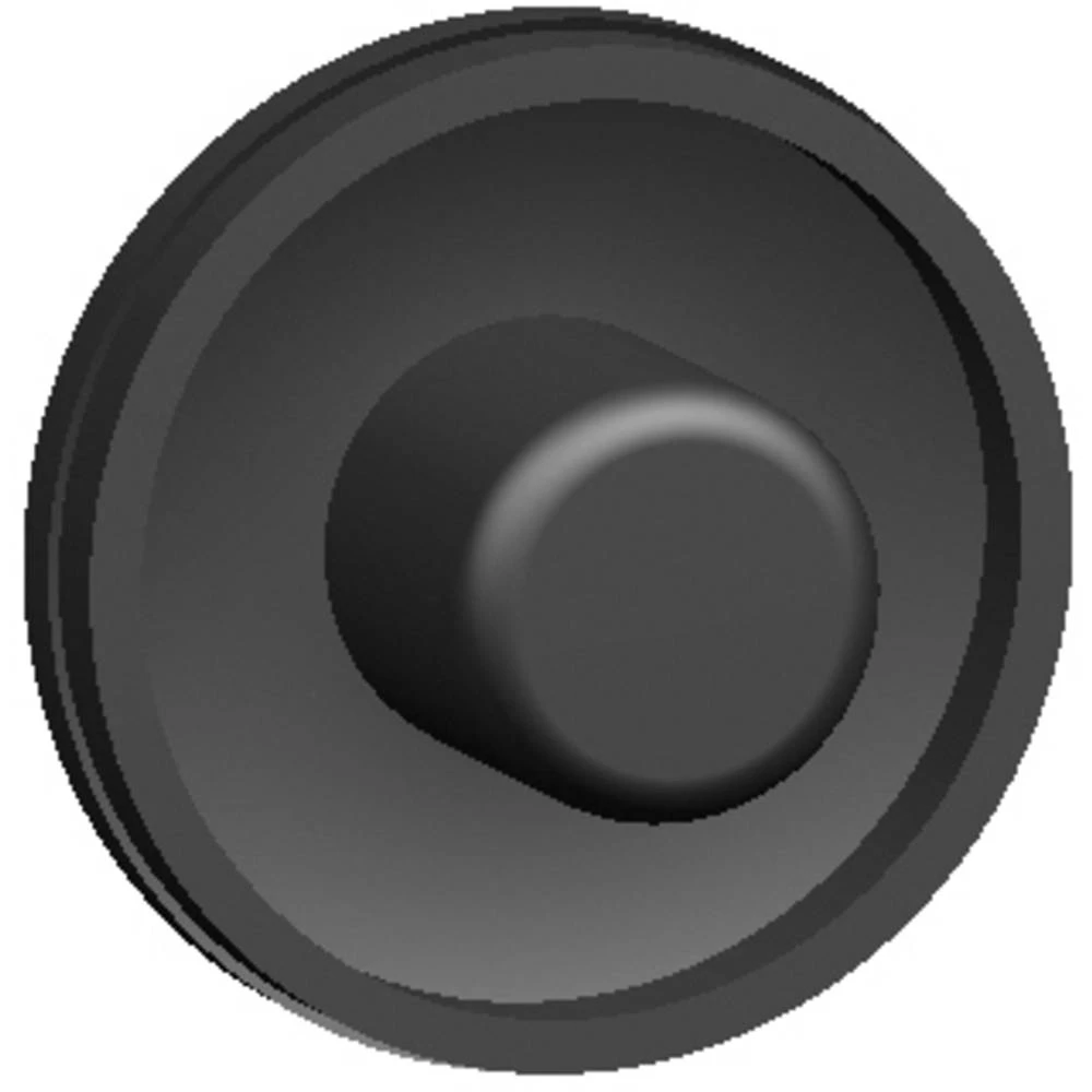 CONTA-CLIP KDS-VS-SR BK slijepi čep     termoplastični elastomer crna 100 St. slika