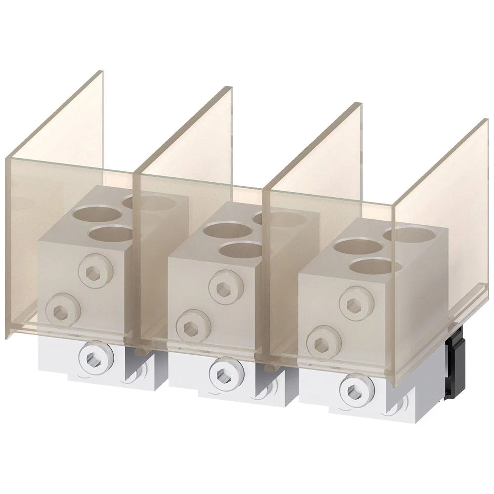 Stezaljka okruglog vodiča TA6.1 3 x 500...750 kcmil za 3 kabela - 3 kom. Siemens 3VA9773-0JJ34 #####Rundleiteranschlussklemme 1 St. slika