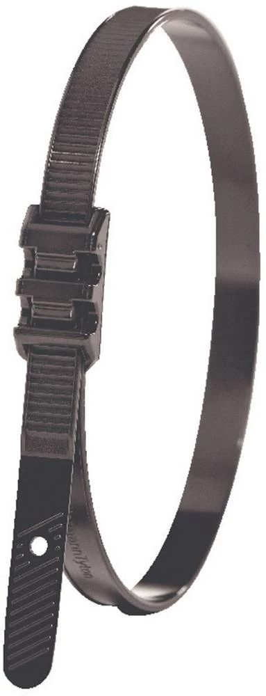 Vezice za kabele 180 mm crne boje, s ravnom glavom, UV-stabilne HellermannTyton 112-00011 LPH942 1 kom slika