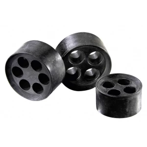 Brtveni umetak za više kabela M25 elastomer crne boje Wiska MFD 25/04/060 1 kom slika