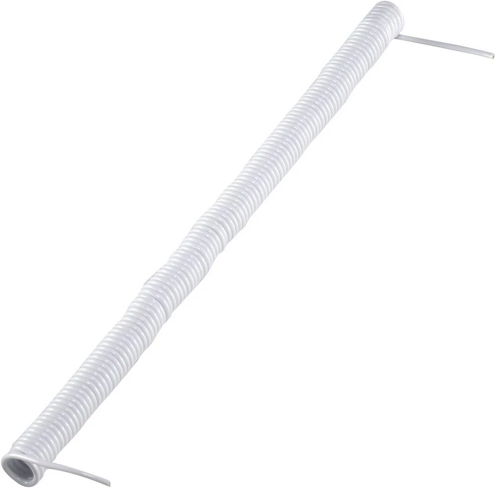 Spiralni kabel 280 mm / 3200 mm 1 x 0.12 mm bijele boje 622766 1 kom slika