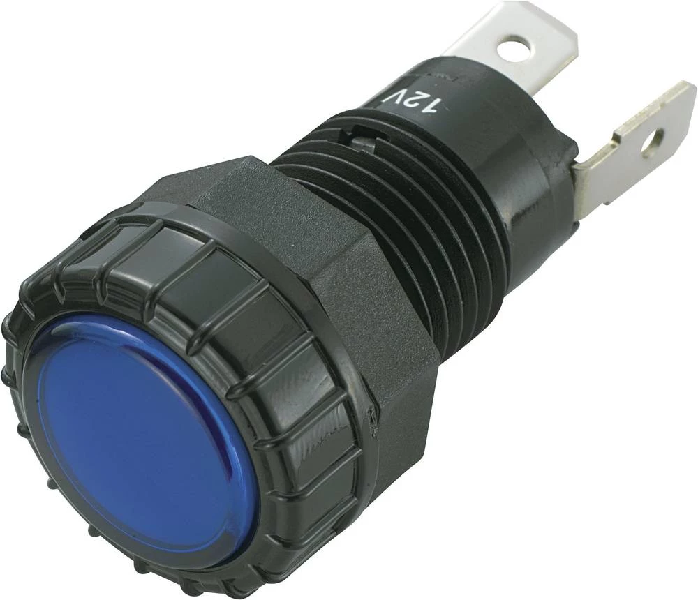 LED signalno svjetlo, plavo 12 V/DC SCI R9-122L1-01-BUU4 slika