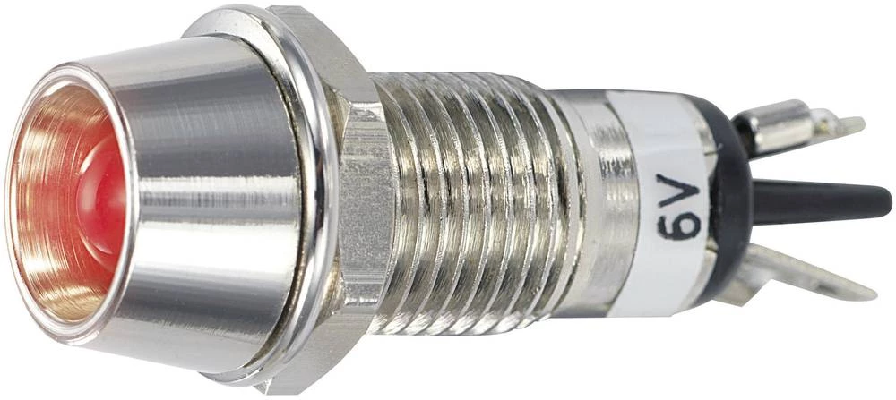 LED signalno svjetlo, crveno 6 V/DC SCI R9-115L 6 V RED slika