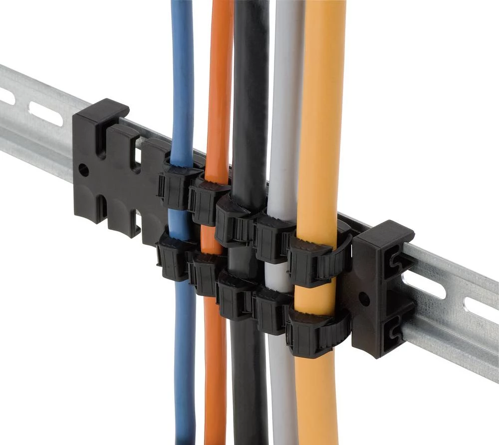 Letvica za zaštitu ppotegom, poliamid crne boje Icotek KZL 80 1 kom slika