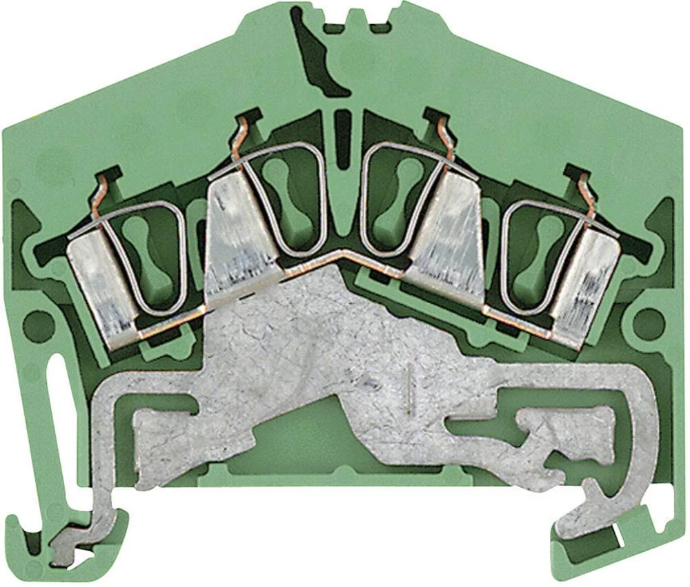 Vrstna spojka za zaštitni vodič ZPE...-2 ZPE 2.5-2/4AN 1706100000 zeleno-žuta Weidmüller 1 kom. slika