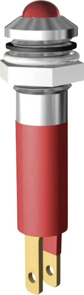 LED signalno svjetlo, bijelo 230 V/AC Signal Construct SWQU08628CR slika