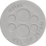 Kabelska uvodna ploča, promjer sponke (maks.) 8 mm elastomer sive boje Icotek KEL-DP 25/4 1 kom