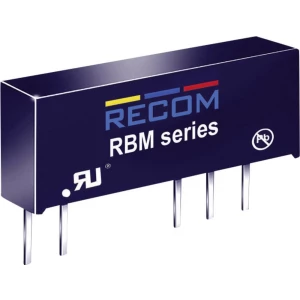 DC/DC pretvarač za tiskane pločice RECOM RBM-0505D 5 V/DC 5 V/DC, -5 V/DC 100 mA 1 W broj izlaza: 2 x slika