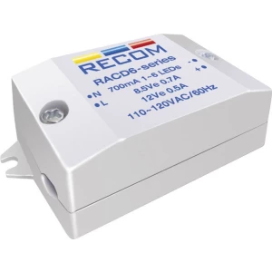 LED napajač s konstantnom strujom 6 W 350 mA 22 V/DC Recom Lighting RACD06-350 radni napon maks.: 264 V/AC slika