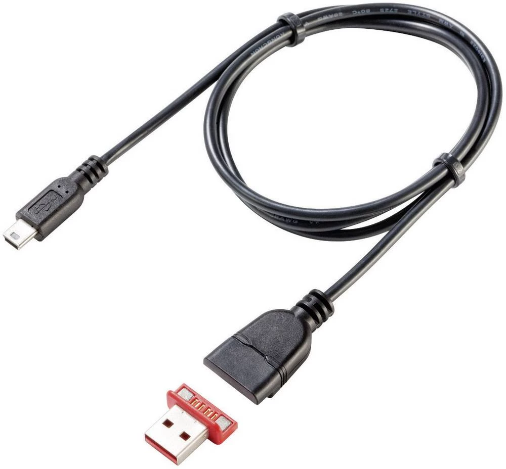 Magnetni USB 2.0 kabel USB 2.0 mini-B USB 2.0 utikač tip A na USB 2.0 utikač mini-B Rosenberger sadržaj: 1 kom. slika