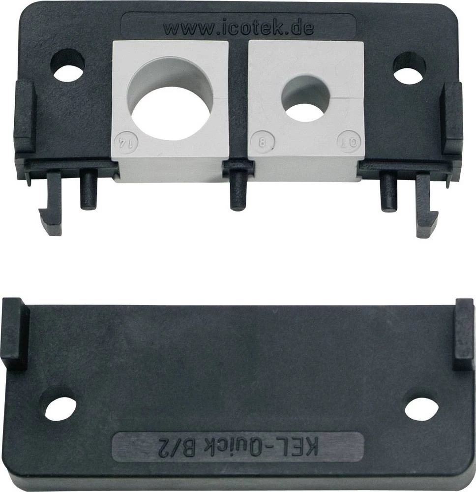 Uvodna letvica za kablove poliamid črne barve Icotek KEL-Quick B2 1 kom slika