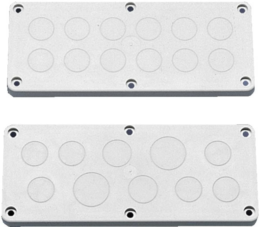 Kabelska uvodna ploča svijetlo sive boje (RAL 7035) Rittal 1581.000 5 kom slika