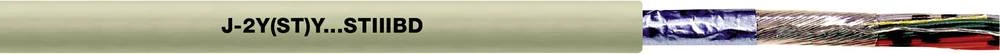 Telefonski kabel J-2Y(ST)Y...ST III BD 2 x 2 x 0.28 mm sive boje 0034171 100 m slika