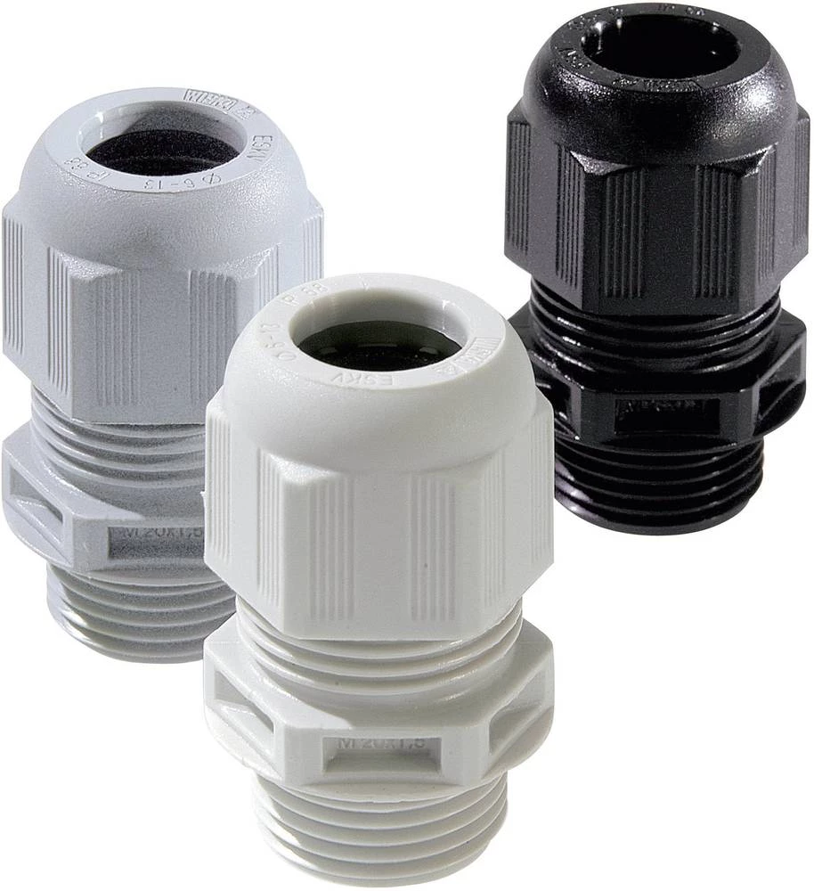 Kabelska uvodnica M40 poliamid crne boje (RAL 9005) Wiska ESKV-L 40 10 kom. slika