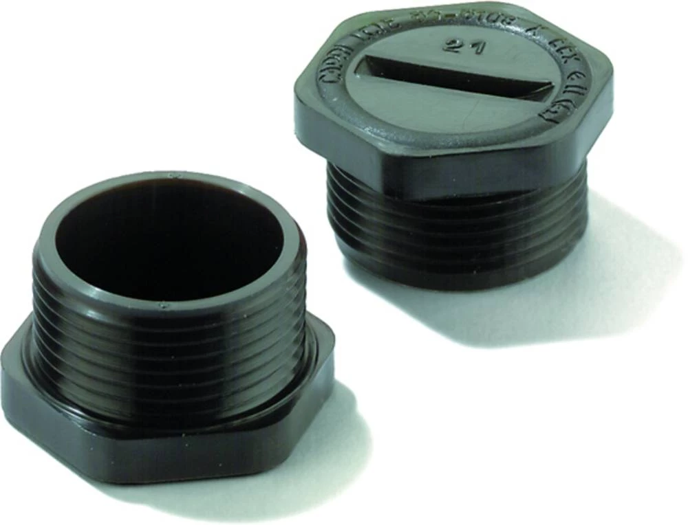 Vijak za zaključavanje M63, poliamid crne boje Weidmüller VP M63-EXE SW 5 kom slika