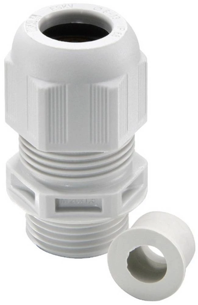 Kabelska uvodnica M25 poliamid svijetlo sive boje (RAL 7035) Wiska ESKV-RDE 25 50 kom. slika