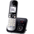 Analogni bežični telefon Panasonic KX-TG6821 sekretaricu, telefoniranje slobodnih ruku, crni, srebrni slika