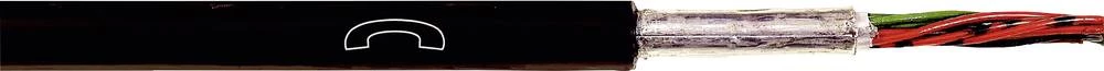 Telefonski kabel A-2Y(L)2Y 2 x 2 x 0.28 mm crne boje 1591050 100 m slika